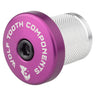 Wolf Tooth Compression Plug with Integrated Spacer Stem Cap Classic Purple