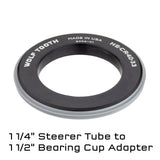 Wolf Tooth Crown Race Adapters Adapter 1 1/4" Steerer to 1 1/2" bearing cup