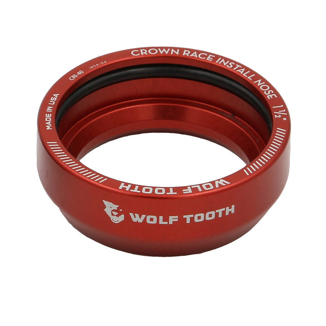 Wolf Tooth Crown Race Installation Adapter Red