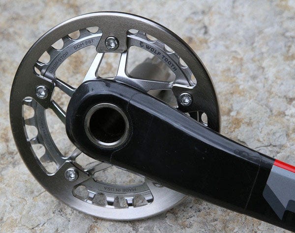 Wolf Tooth Direct Mount Bashring for Stainless Steel Chainrings Silver