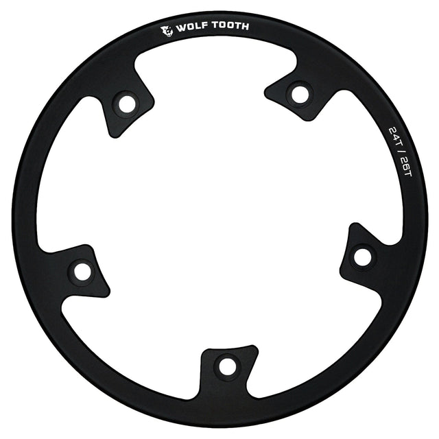 Wolf Tooth Direct Mount Bashring for Stainless Steel Chainrings Black