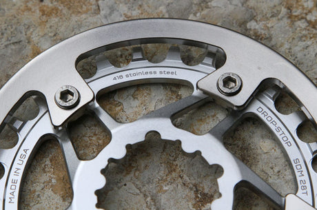 Wolf Tooth Direct Mount Bashring for Stainless Steel Chainrings Silver