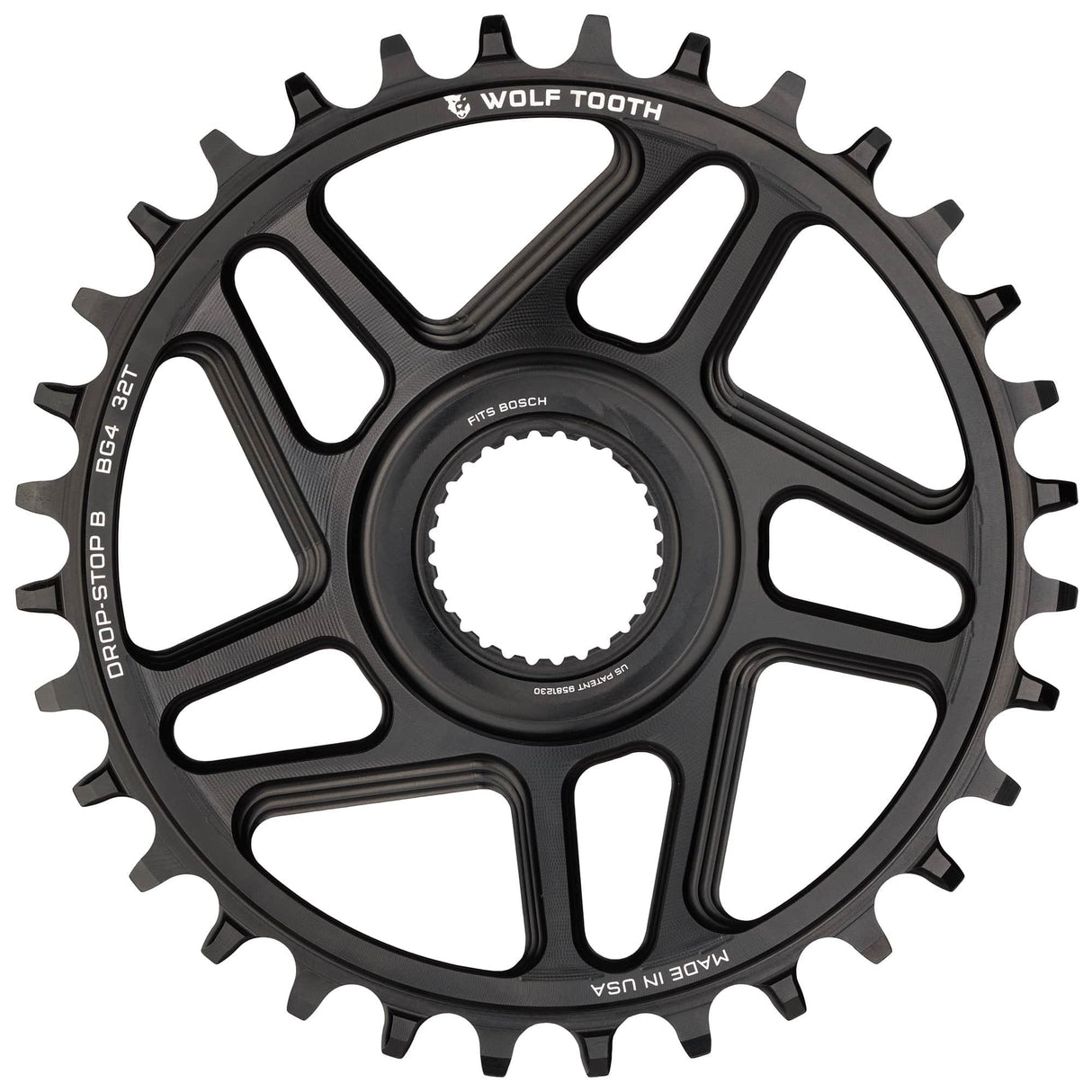 Wolf Tooth Direct Mount Chainrings for Bosch E - Bike Motor Drop - Stop B