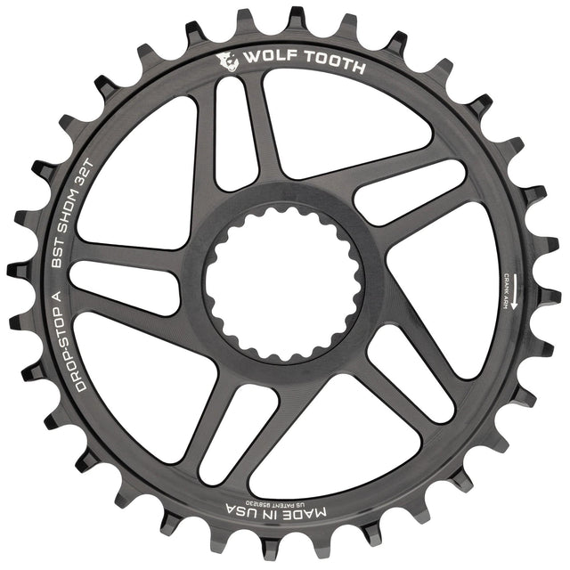 Wolf Tooth Direct Mount Chainrings for Shimano Cranks Drop - Stop ST