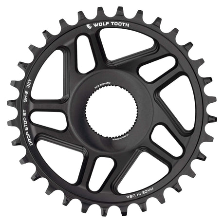 Wolf Tooth Direct Mount Chainrings for Shimano E - Bike Motor Drop - Stop ST