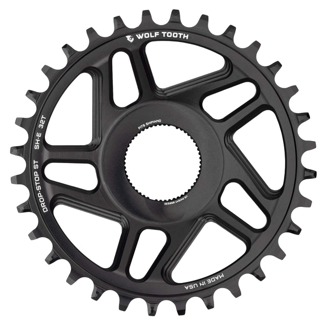 Wolf Tooth Direct Mount Chainrings for Shimano E - Bike Motor Drop - Stop ST