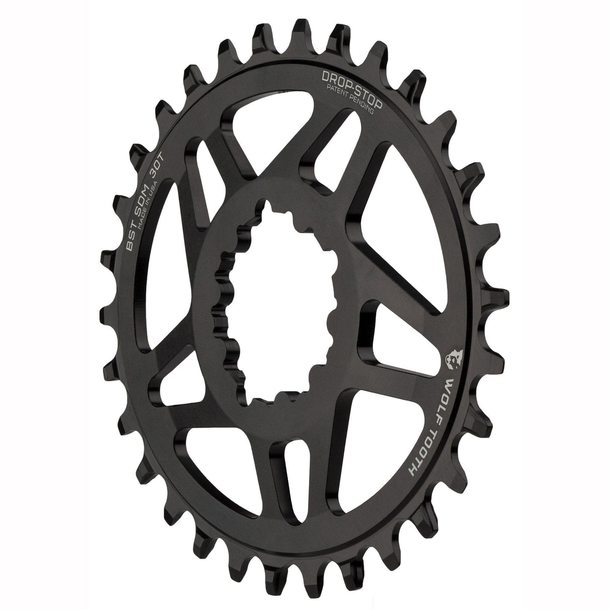Wolf Tooth Direct Mount Chainrings for SRAM 3 - bolt Cranks Drop - Stop ST