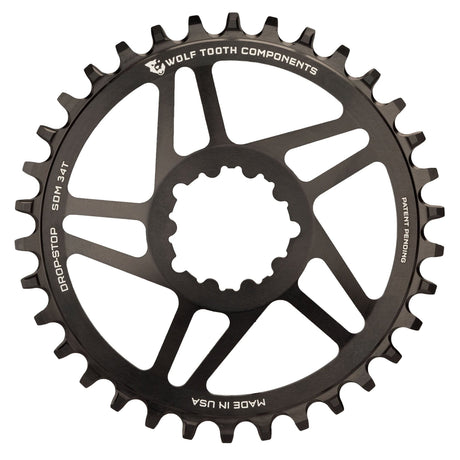 Wolf Tooth Direct Mount Chainrings for SRAM 3 - bolt Cranks Drop - Stop B