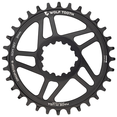 Wolf Tooth Direct Mount Chainrings for SRAM 3 - bolt Cranks Drop - Stop B