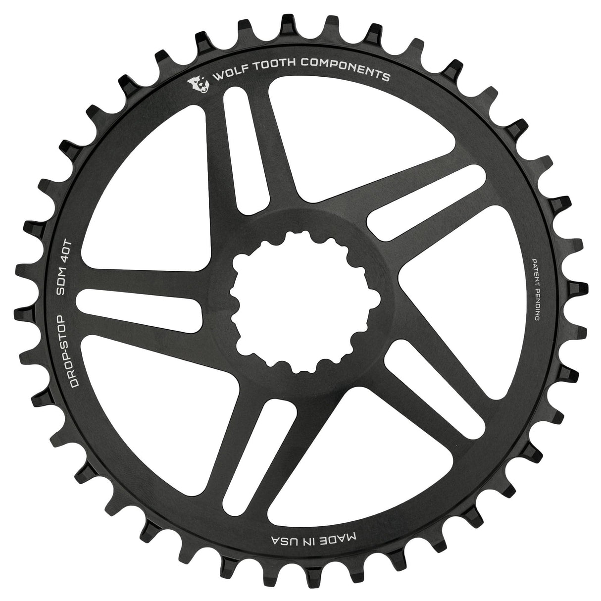Wolf Tooth Direct Mount Chainrings for SRAM 3 - Bolt Gravel/Road Cranks Drop - Stop B