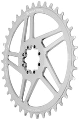 Wolf Tooth Direct Mount Chainrings for SRAM 8 - Bolt Gravel / Road Cranks - Raw Silver Drop - Stop B