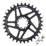 Wolf Tooth Direct Mount Chainrings for SRAM 8 - Bolt Mountain Cranks Drop - Stop B