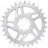 Wolf Tooth Direct Mount Chainrings for SRAM 8 - Bolt Mountain Cranks - Raw Silver Drop - Stop B (3mm Offset)