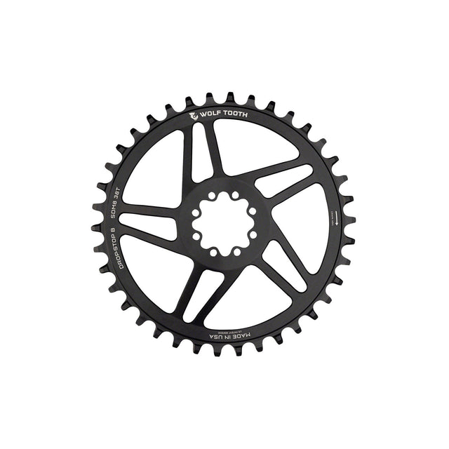 Wolf Tooth Drop - Stop B Chainring SRAM Direct Mount 8 - Bolt 6mm Offset Drop - Stop B