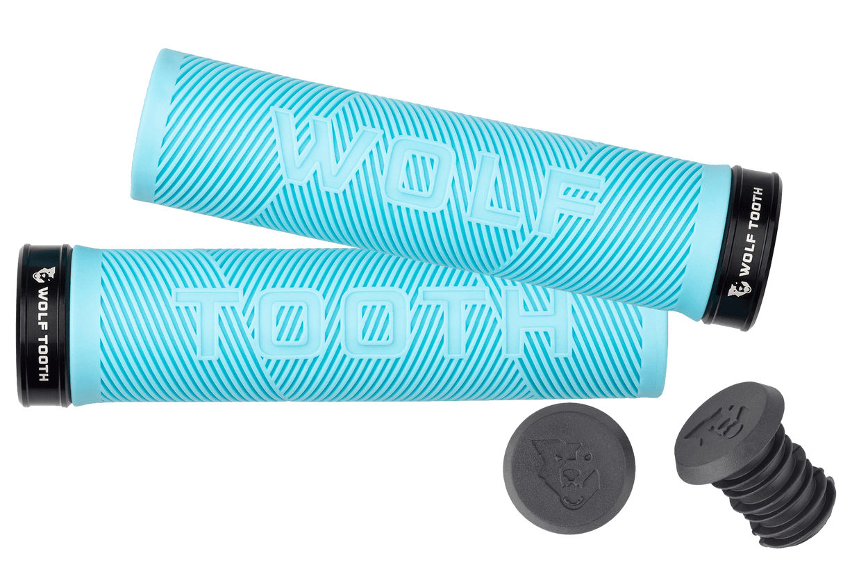Wolf Tooth Echo Lock - On Grips – Colors Blue