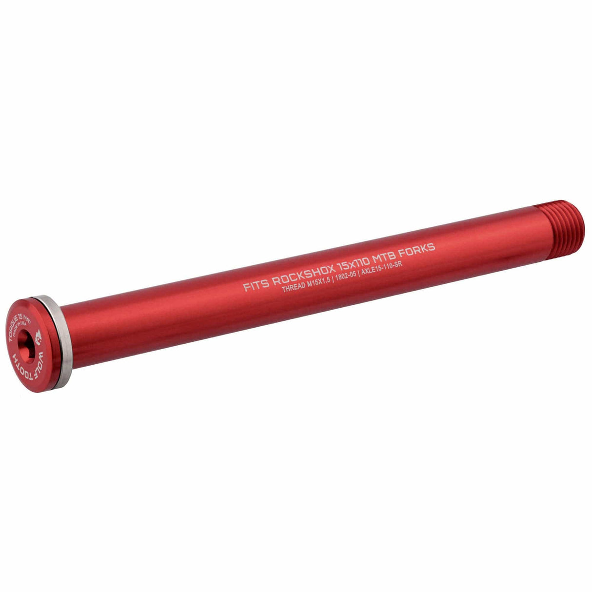 Wolf Tooth Front Axle for RockShox Suspension Forks and Fat Forks 110mm Boost