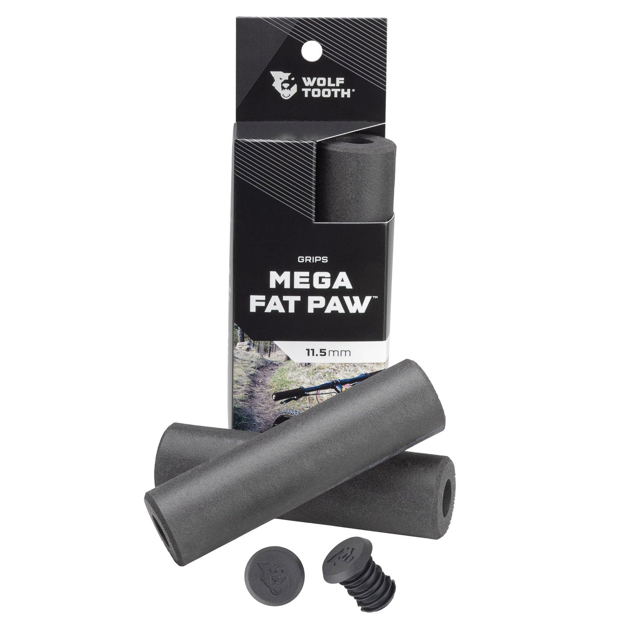 Wolf Tooth Mega Fat Paw Grips Black