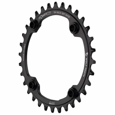 Wolf Tooth Oval 104 BCD Chainrings Black