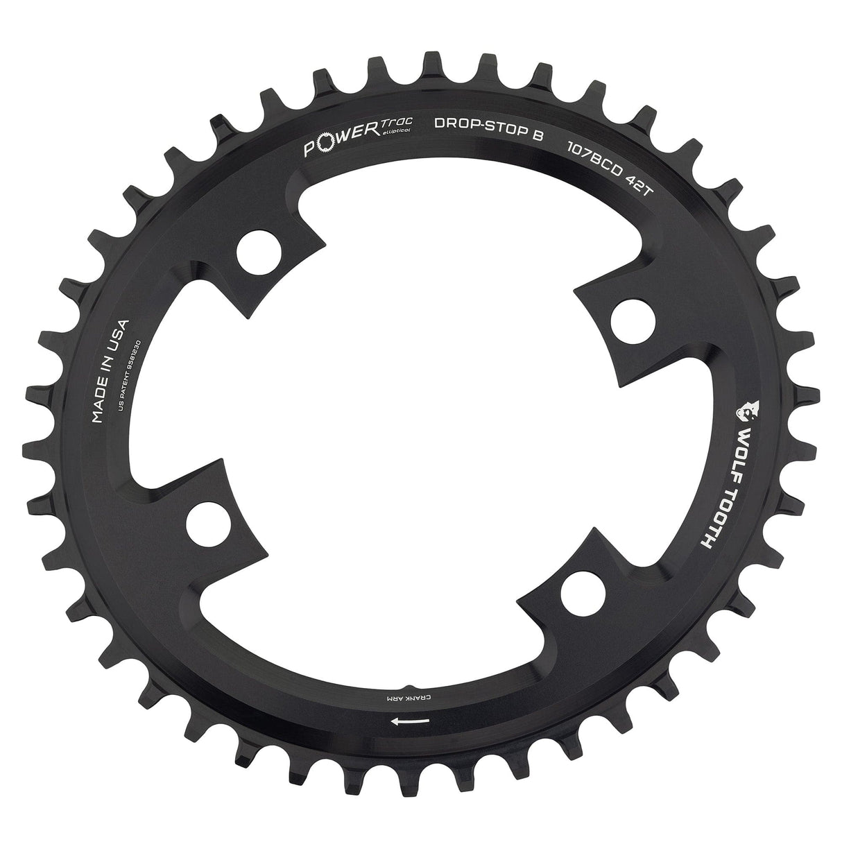 Wolf Tooth Oval 107 BCD Chainrings for SRAM 42T