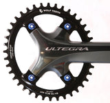 Wolf Tooth Oval 110 BCD Asymmetric 4 - Bolt Chainrings for Shimano Cranks Drop - Stop B