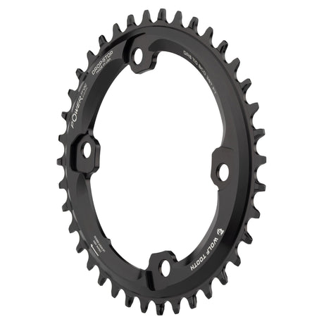 Wolf Tooth Oval 110 BCD Asymmetric 4 - Bolt Chainrings for Shimano GRX Cranks Drop - Stop ST