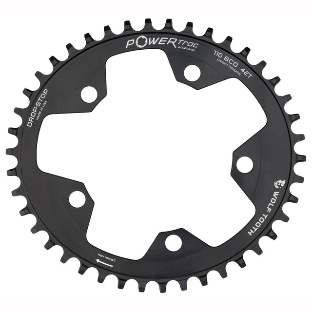 Wolf Tooth Oval 110 BCD Gravel / CX / Road Chainrings Drop - Stop B