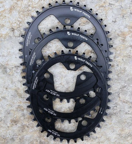 Wolf Tooth Oval 110 BCD Gravel / CX / Road Chainrings Drop - Stop B