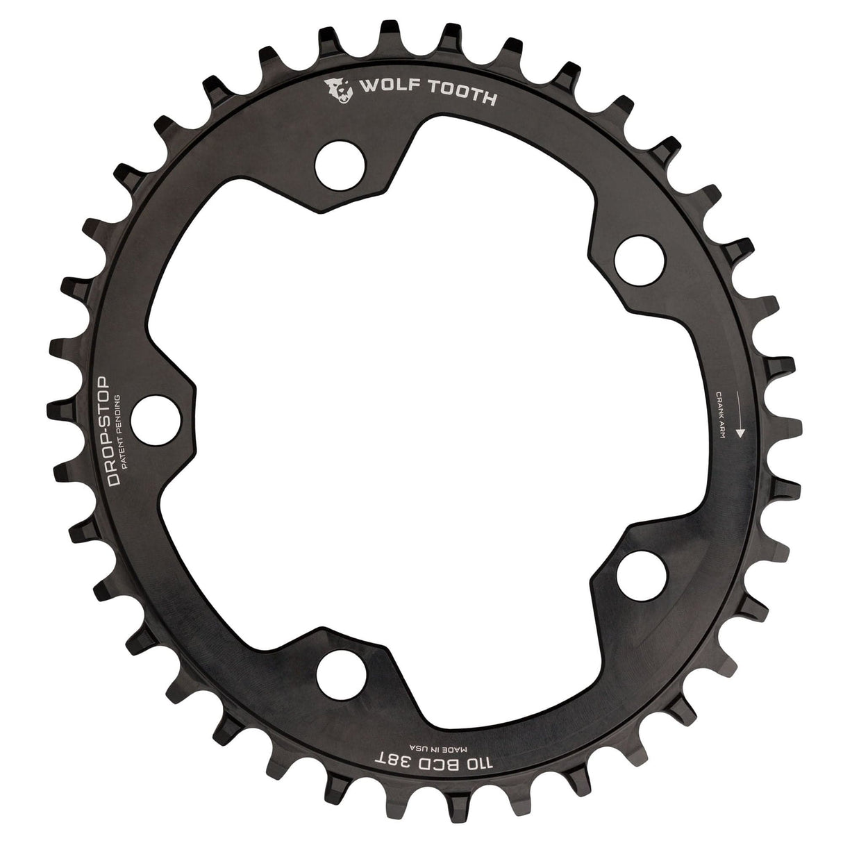 Wolf Tooth Oval 110 BCD Gravel / CX / Road Chainrings Drop - Stop B
