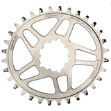 Wolf Tooth Oval Direct Mount Chainrings for Cane Creek and SRAM 3 - Bolt Cranks for Shimano 12spd Hyperglide+ Chain Nickel