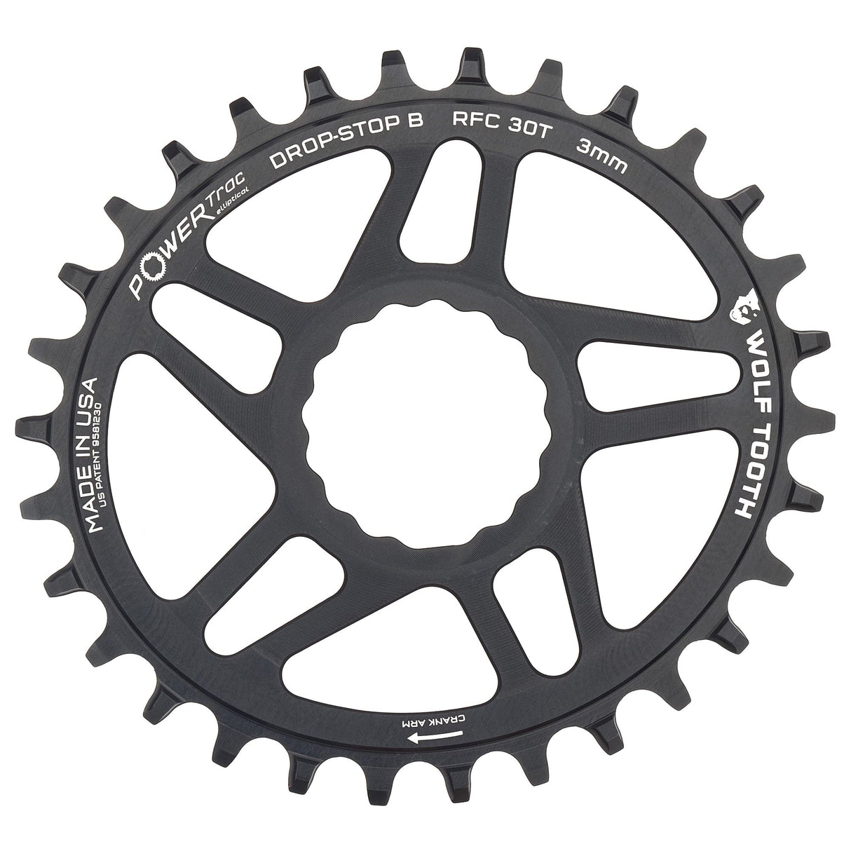 Wolf Tooth Oval Direct Mount Chainrings for Race Face Cinch Drop - Stop B