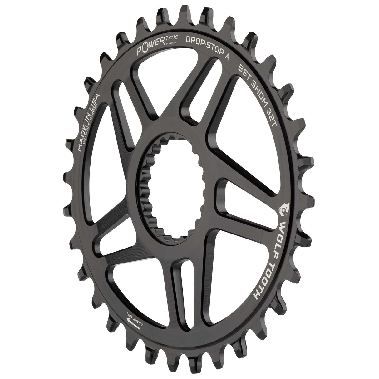 Wolf Tooth Oval Direct Mount Chainrings for Shimano Cranks Drop - Stop ST