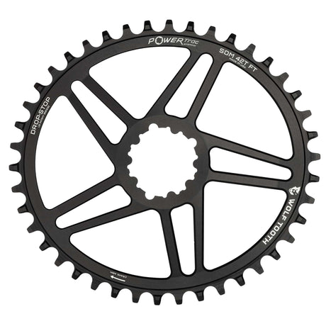 Wolf Tooth Oval Direct Mount Chainrings for SRAM 3 - Bolt Gravel / Road Cranks Drop - Stop B