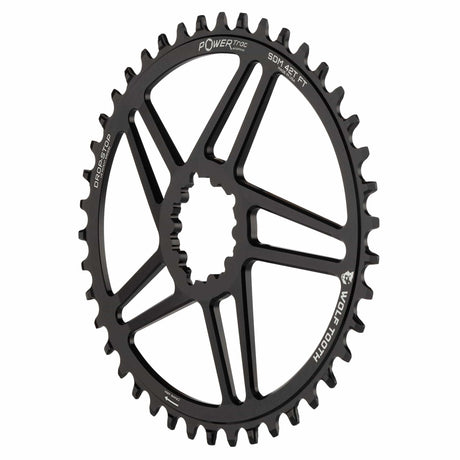 Wolf Tooth Oval Direct Mount Chainrings for SRAM 3 - Bolt Gravel / Road Cranks Drop - Stop B