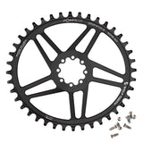 Wolf Tooth Oval Direct Mount Chainrings for SRAM 8 - Bolt Gravel / Road Cranks Drop - Stop B