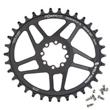 Wolf Tooth Oval Direct Mount Chainrings for SRAM 8 - Bolt Mountain Cranks Drop - Stop B