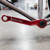 Wolf Tooth Pack Wrench and Inserts Kit - Ultralight BB Wrench and 1 - Inch Hex Inserts Pack Wrench and Insert Kit