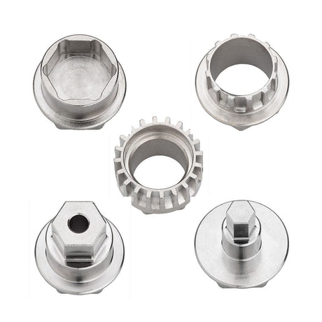 Wolf Tooth Pack Wrench Steel Hex Inserts Silver