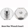 Wolf Tooth Pack Wrench Steel Hex Inserts Silver