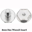 Wolf Tooth Pack Wrench Steel Hex Inserts Silver