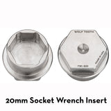 Wolf Tooth Pack Wrench Steel Hex Inserts Silver