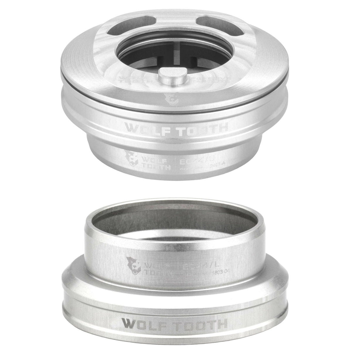Wolf Tooth Premium EC44 Internal Aero Headset for ENVE IN - Route System EC44 Upper & Lower Set