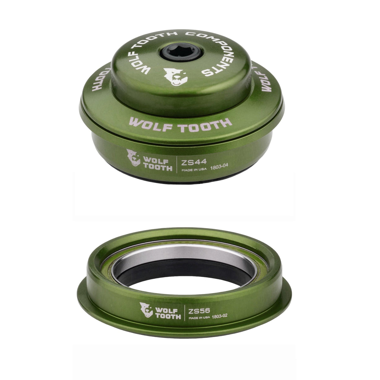 Wolf Tooth Premium Headsets - Olive Olive
