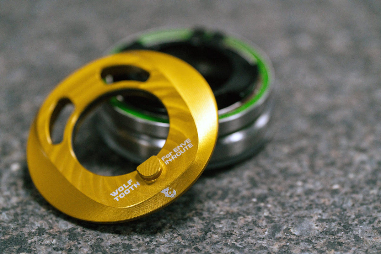 Wolf Tooth Premium IS52 Internal Aero Headset for ENVE IN - Route System IS52 Upper & Lower Set