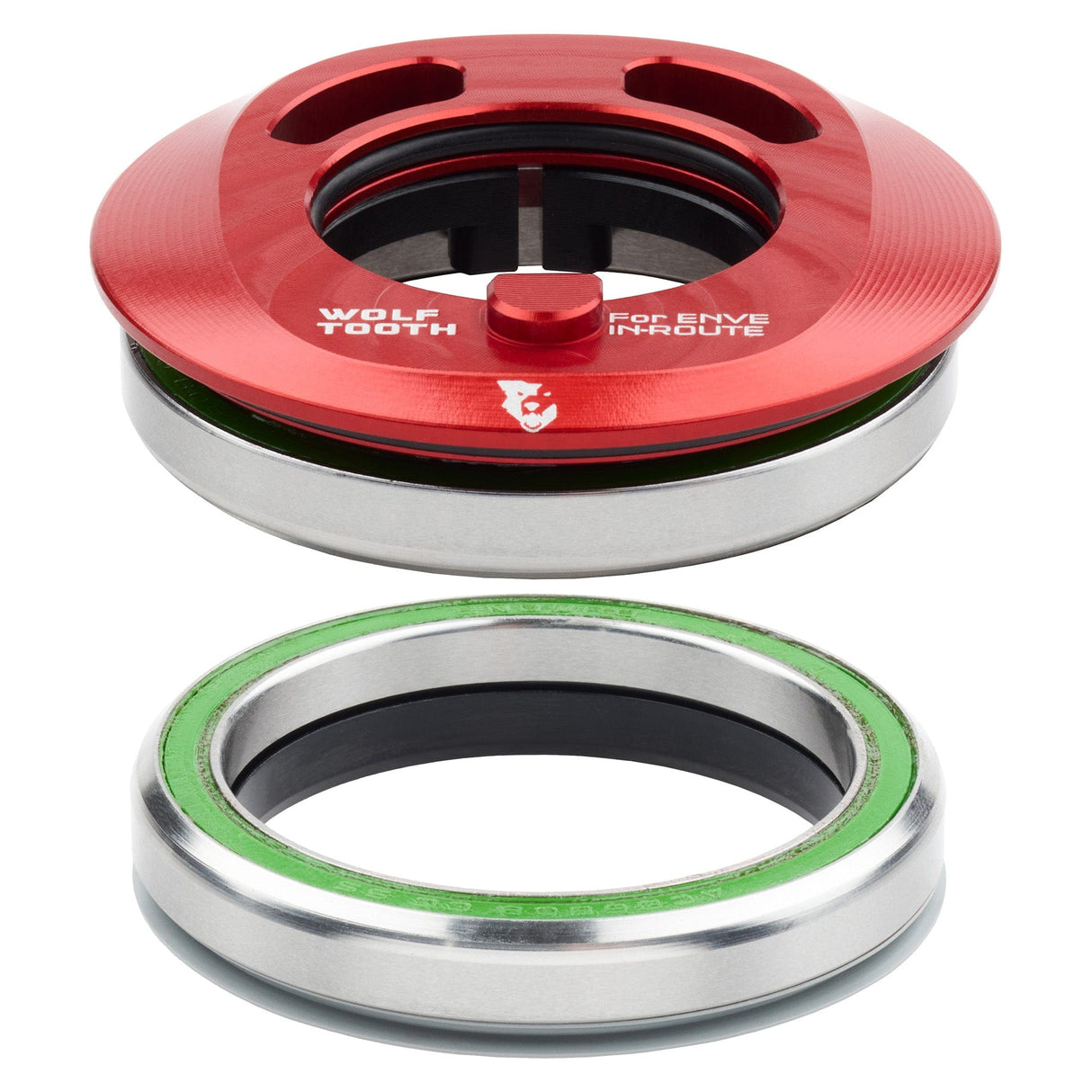 Wolf Tooth Premium IS52 Internal Aero Headset for ENVE IN - Route System IS52 Upper & Lower Set