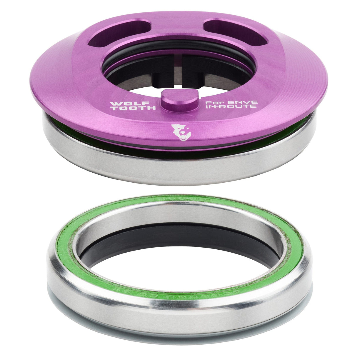 Wolf Tooth Premium IS52 Internal Aero Headset for ENVE IN - Route System IS52 Upper & Lower Set