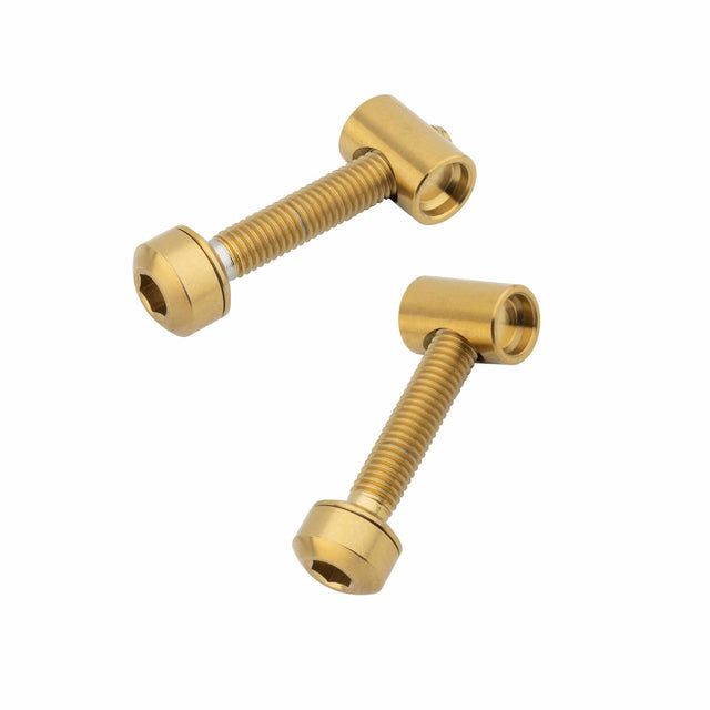 Wolf Tooth Resolve Dropper Options - Titanium Hardware Upgrade Gold