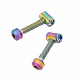 Wolf Tooth Resolve Dropper Options - Titanium Hardware Upgrade Oil Slick