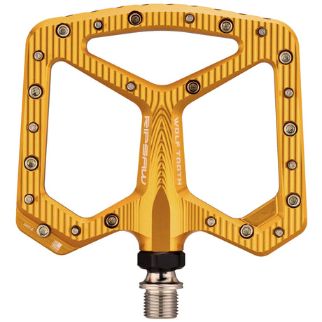 Wolf Tooth Ripsaw Aluminum Pedals Gold