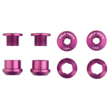 Wolf Tooth Set of 4 Chainring Bolts+Nuts for 1X Aluminum
