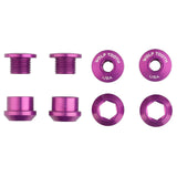Wolf Tooth Set of 4 Chainring Bolts+Nuts for 1X Aluminum